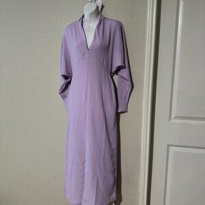ASOS Design Lavender Batwing Long Sleeve Maxi Dress NWT Size US 4